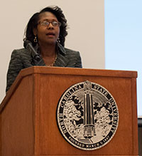 Dr. Tracey Ray at 2014 Spring Diversity Dialogue