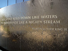 MLK quote: "...until justice rolls down like waters and righteousness like a mighty stream."