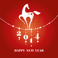 Chinese New Year image - horse