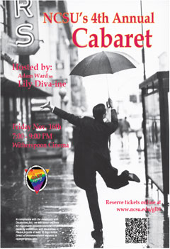 Cabaret 2012 flyer