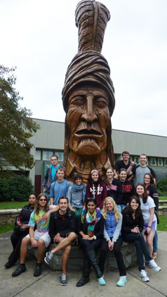 Students on Cherokee Trip