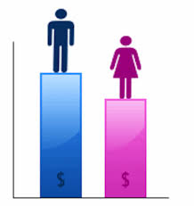 Chart of men and women's pay