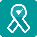 Teal ribbon for Sexual Assault Awareness month