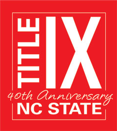 Title IX at NC State - 40th Anniversary logo