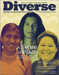 Diverse Issues in Higher Ed magazine cover