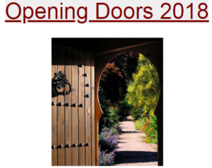 door opening into garden
