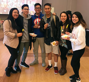 Group of students at Asia Night Market